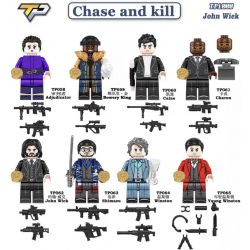 TP 062 063 064 065 1008 058 059 060 061 JOHN WICK 8 NHÂN VẬT NHỎ bộ đồ chơi xếp lắp ráp ghép mô hình Movie & Game Phim Và Trò Chơi