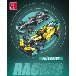 JIESTAR 58111 XE KÉO RENAULT ALPINE A522 MÙA GIẢI 2022 F1 bộ đồ chơi xếp lắp ráp ghép mô hình Technic SPEED X RACING ALPINE A522 Kỹ Thuật Công Nghệ Cao Mô Hình Phương Tiện 508 khối