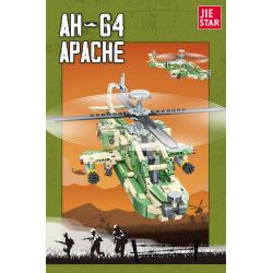 JIESTAR 58094 TRỰC THĂNG VŨ TRANG APACHE bộ đồ chơi xếp lắp ráp ghép mô hình Technic AH-64 APACHE Kỹ Thuật Công Nghệ Cao Mô Hình Phương Tiện 610 khối