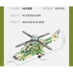 JIESTAR 58094 TRỰC THĂNG VŨ TRANG APACHE bộ đồ chơi xếp lắp ráp ghép mô hình Technic AH-64 APACHE Kỹ Thuật Công Nghệ Cao Mô Hình Phương Tiện 610 khối