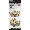 JIESTAR 58114 XE BỌC THÉP KÉO LÙI M-1117 CỦA MỸ bộ đồ chơi xếp lắp ráp ghép mô hình Technic M1117 GUARDIAN ARMORED SECURITY VEHICLE，ASV-150 Kỹ Thuật Công Nghệ Cao Mô Hình Phương Tiện 665 khối
