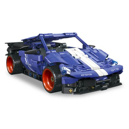 JIESTAR 58117 XE KÉO FERRARI 296 bộ đồ chơi xếp lắp ráp ghép mô hình Technic Kỹ Thuật Công Nghệ Cao Mô Hình Phương Tiện 314 khối