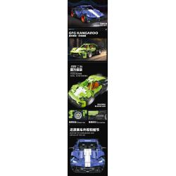 JIESTAR 58117 XE KÉO FERRARI 296 bộ đồ chơi xếp lắp ráp ghép mô hình Technic Kỹ Thuật Công Nghệ Cao Mô Hình Phương Tiện 314 khối