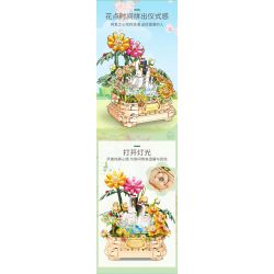 KAIDO KD99008 99008 HỘP NHẠC NIỀM VUI TÌNH YÊU bộ đồ chơi xếp lắp ráp ghép mô hình Creator FOREVER LOVE YOU Sáng Tạo 868 khối