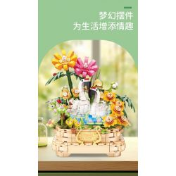 KAIDO KD99008 99008 HỘP NHẠC NIỀM VUI TÌNH YÊU bộ đồ chơi xếp lắp ráp ghép mô hình Creator FOREVER LOVE YOU Sáng Tạo 868 khối