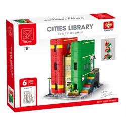 MorkModel 10211 Mork Model 10211 THƯ VIỆN THÀNH PHỐ SÁCH bộ đồ chơi xếp lắp ráp ghép mô hình Creator CITIES LIBRARY Sáng Tạo 2143 khối