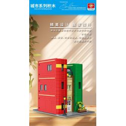 MorkModel 10211 Mork Model 10211 THƯ VIỆN THÀNH PHỐ SÁCH bộ đồ chơi xếp lắp ráp ghép mô hình Creator CITIES LIBRARY Sáng Tạo 2143 khối