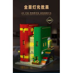 MorkModel 10211 Mork Model 10211 THƯ VIỆN THÀNH PHỐ SÁCH bộ đồ chơi xếp lắp ráp ghép mô hình Creator CITIES LIBRARY Sáng Tạo 2143 khối