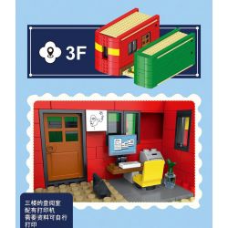 MorkModel 10211 Mork Model 10211 THƯ VIỆN THÀNH PHỐ SÁCH bộ đồ chơi xếp lắp ráp ghép mô hình Creator CITIES LIBRARY Sáng Tạo 2143 khối