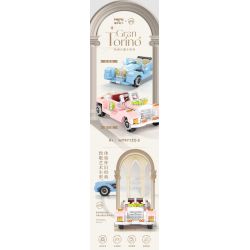 MOYU BLOCK MY97122 97122 XE CỔ ĐIỂN PHIÊN BẢN bộ đồ chơi xếp lắp ráp ghép mô hình Creator GRAN TORINO Sáng Tạo 592 khối