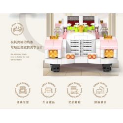 MOYU BLOCK MY97122 97122 XE CỔ ĐIỂN PHIÊN BẢN bộ đồ chơi xếp lắp ráp ghép mô hình Creator GRAN TORINO Sáng Tạo 592 khối