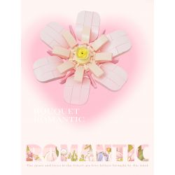 WEILE CREATION 2153 CẦM HOA THƯ TỪ RỪNG bộ đồ chơi xếp lắp ráp ghép mô hình Creator ROMANTIC BOUQUET Sáng Tạo 1146 khối