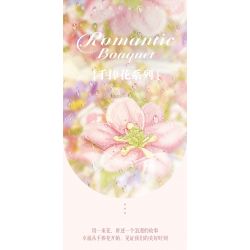 WEILE CREATION 2153 CẦM HOA THƯ TỪ RỪNG bộ đồ chơi xếp lắp ráp ghép mô hình Creator ROMANTIC BOUQUET Sáng Tạo 1146 khối