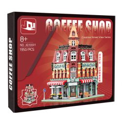 JIQING JQ10001 10001 QUÁN CÀ PHÊ GÓC PHỐ bộ đồ chơi xếp lắp ráp ghép mô hình Creator Sáng Tạo 1950 khối