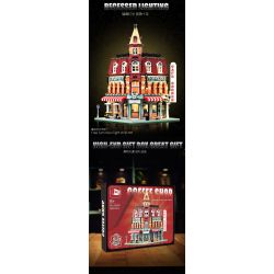 JIQING JQ10001 10001 QUÁN CÀ PHÊ GÓC PHỐ bộ đồ chơi xếp lắp ráp ghép mô hình Creator Sáng Tạo 1950 khối