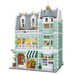 JIQING JQ10003 10003 CỬA HÀNG TẠP HÓA bộ đồ chơi xếp lắp ráp ghép mô hình Creator GROCERY Sáng Tạo 2225 khối