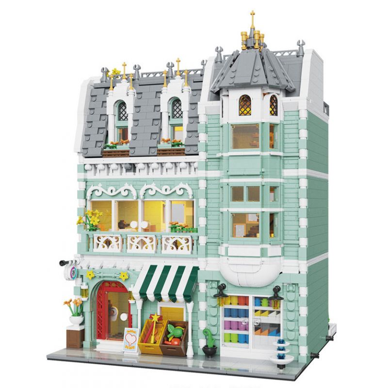 JIQING JQ10003 10003 CỬA HÀNG TẠP HÓA bộ đồ chơi xếp lắp ráp ghép mô hình Creator GROCERY Sáng Tạo 2225 khối