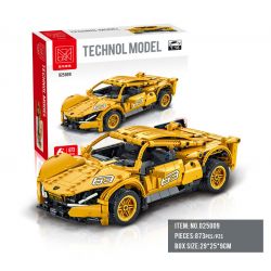 MorkModel 025009 Mork Model 025009 LAMBORGHINI tỷ lệ 1:16 bộ đồ chơi xếp lắp ráp ghép mô hình Technic AVENTADOR SVJ63 (R/C) Kỹ Thuật Công Nghệ Cao Mô Hình Phương Tiện 873 khối
