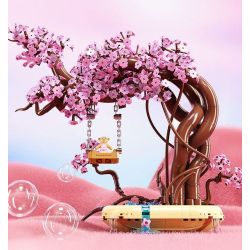 DUOMAIKA D1310 1310 MÙA HOA ANH ĐÀO SAKURA SWING bộ đồ chơi xếp lắp ráp ghép mô hình Creator Sáng Tạo 780 khối