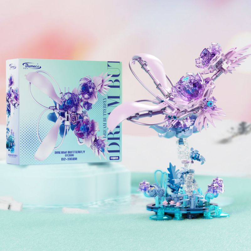 DUOMAIKA D1306-D2 1306-D2 MÀU TÍM PHỤ THUỘC VÀO NHAU bộ đồ chơi xếp lắp ráp ghép mô hình Creator Sáng Tạo 480 khối