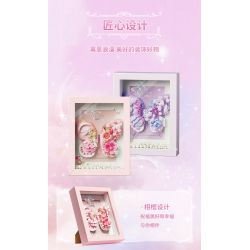 GEKKOSHA 804233 BƯỚM SAO VÀ TRĂNG TÍM HUYỀN ẢO bộ đồ chơi xếp lắp ráp ghép mô hình Arts & Crafts 535 khối