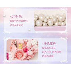 GEKKOSHA 804233 BƯỚM SAO VÀ TRĂNG TÍM HUYỀN ẢO bộ đồ chơi xếp lắp ráp ghép mô hình Arts & Crafts 535 khối