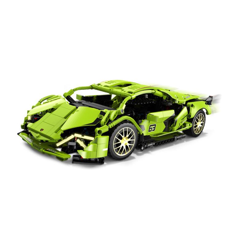 KAIYU KEEYEE WORLD K96122 96122 LAMBORGHINI tỷ lệ 1:14 bộ đồ chơi xếp lắp ráp ghép mô hình Technic LIGHTNING Kỹ Thuật Công Nghệ Cao Mô Hình Phương Tiện