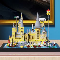 HIGH BOUNDARY DMD004 LÂU ĐÀI MA THUẬT bộ đồ chơi xếp lắp ráp ghép mô hình Harry Potter MAGIC CASTLE Chú Bé Phù Thủy 2724 khối