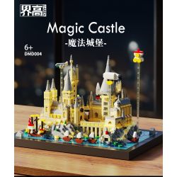 HIGH BOUNDARY DMD004 LÂU ĐÀI MA THUẬT bộ đồ chơi xếp lắp ráp ghép mô hình Harry Potter MAGIC CASTLE Chú Bé Phù Thủy 2724 khối