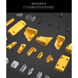 KAIYU KEEYEE WORLD K96183 96183 ĐỘI SIÊU NHÂN KỸ THUẬT ĐANG THAY ĐỔI bộ đồ chơi xếp lắp ráp ghép mô hình Technic Kỹ Thuật Công Nghệ Cao Mô Hình Phương Tiện