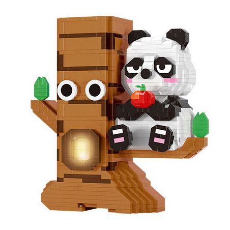 MOYU BLOCK MY97121 97121 NGƯỜI GIỮ BÚT GẤU TRÚC PAN DOU bộ đồ chơi xếp lắp ráp ghép mô hình 1215 khối