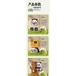 MOYU BLOCK MY97121 97121 NGƯỜI GIỮ BÚT GẤU TRÚC PAN DOU bộ đồ chơi xếp lắp ráp ghép mô hình 1215 khối