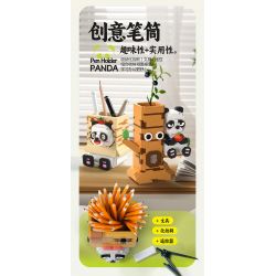 MOYU BLOCK MY97121 97121 NGƯỜI GIỮ BÚT GẤU TRÚC PAN DOU bộ đồ chơi xếp lắp ráp ghép mô hình 1215 khối