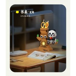 MOYU BLOCK MY97121 97121 NGƯỜI GIỮ BÚT GẤU TRÚC PAN DOU bộ đồ chơi xếp lắp ráp ghép mô hình 1215 khối