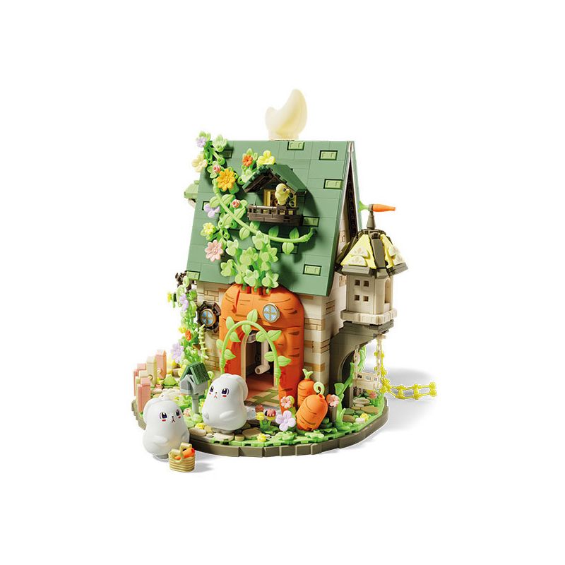 GEKKOSHA 805003 TRUYỆN CỔ TÍCH HOA bộ đồ chơi xếp lắp ráp ghép mô hình