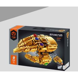 IM.MASTER QIHUI 6839 BẬC THẦY VŨ KHÍ GĂNG TAY VÔ CỰC THANOS CÓ THỂ ĐEO ĐƯỢC bộ đồ chơi xếp lắp ráp ghép mô hình Super Heroes Siêu Nhân Anh Hùng 1594 khối