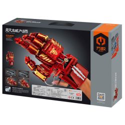 IM.MASTER QIHUI 6840 BẬC THẦY VŨ KHÍ GĂNG TAY VÔ CỰC CỦA IRON MAN CÓ THỂ ĐEO ĐƯỢC bộ đồ chơi xếp lắp ráp ghép mô hình Super Heroes Siêu Nhân Anh Hùng 1318 khối