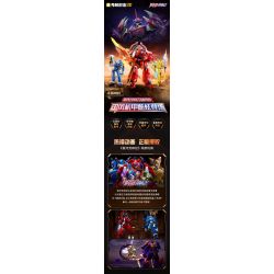 KEEPPLEY 81011 GALAXY FENGSHENJI MECHA SUPER STAR EDITION BLACK DRAGON ĐƯỢC LẮP RÁP BẰNG TẤM NỀN bộ đồ chơi xếp lắp ráp ghép mô hình Movie & Game Phim Và Trò Chơi 207 khối