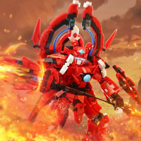 KEEPPLEY 81012 GALAXY FENGSHENJI MECHA FIRE LOTUS bộ đồ chơi xếp lắp ráp ghép mô hình Movie & Game Phim Và Trò Chơi 1468 khối