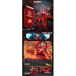 KEEPPLEY 81014 GALAXY GODS MECHA THUNDERBIRD bộ đồ chơi xếp lắp ráp ghép mô hình Movie & Game Phim Và Trò Chơi 712 khối