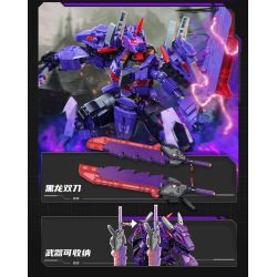 KEEPPLEY 81015 GALAXY FENGSHENJI MECHA BLACK DRAGON bộ đồ chơi xếp lắp ráp ghép mô hình Movie & Game Phim Và Trò Chơi 1020 khối