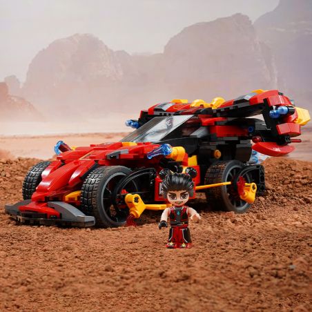 KEEPPLEY 81016 GALAXY FENGSHEN JI MECHA XE BỐN BÁNH FIRE LOTUS bộ đồ chơi xếp lắp ráp ghép mô hình Movie & Game Phim Và Trò Chơi 664 khối