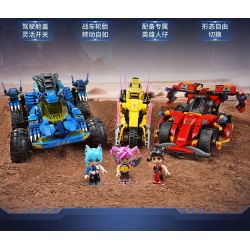 KEEPPLEY 81018 GALAXY GODS MECHA THUNDERBIRD BATTLE MOTORCYCLE bộ đồ chơi xếp lắp ráp ghép mô hình Movie & Game Phim Và Trò Chơi 449 khối