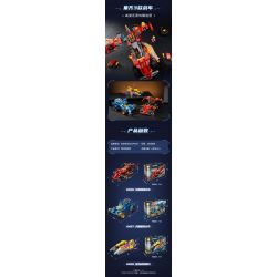 KEEPPLEY 81018 GALAXY GODS MECHA THUNDERBIRD BATTLE MOTORCYCLE bộ đồ chơi xếp lắp ráp ghép mô hình Movie & Game Phim Và Trò Chơi 449 khối