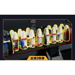 KEEPPLEY 23020 VŨ KHÍ QUAN TRỌNG NHẤT CỦA MỘT CƯỜNG QUỐC TÀU NGẦM HẠT NHÂN CHIẾN LƯỢC TYPE 096 1:168 tỷ lệ 1:168 bộ đồ chơi xếp lắp ráp ghép mô hình Military Army Quân Sự Bộ Đội 2129 khối