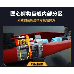 KEEPPLEY 23020 VŨ KHÍ QUAN TRỌNG NHẤT CỦA MỘT CƯỜNG QUỐC TÀU NGẦM HẠT NHÂN CHIẾN LƯỢC TYPE 096 1:168 tỷ lệ 1:168 bộ đồ chơi xếp lắp ráp ghép mô hình Military Army Quân Sự Bộ Đội 2129 khối