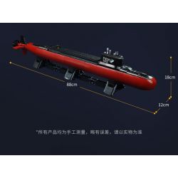 KEEPPLEY 23020 VŨ KHÍ QUAN TRỌNG NHẤT CỦA MỘT CƯỜNG QUỐC TÀU NGẦM HẠT NHÂN CHIẾN LƯỢC TYPE 096 1:168 tỷ lệ 1:168 bộ đồ chơi xếp lắp ráp ghép mô hình Military Army Quân Sự Bộ Đội 2129 khối