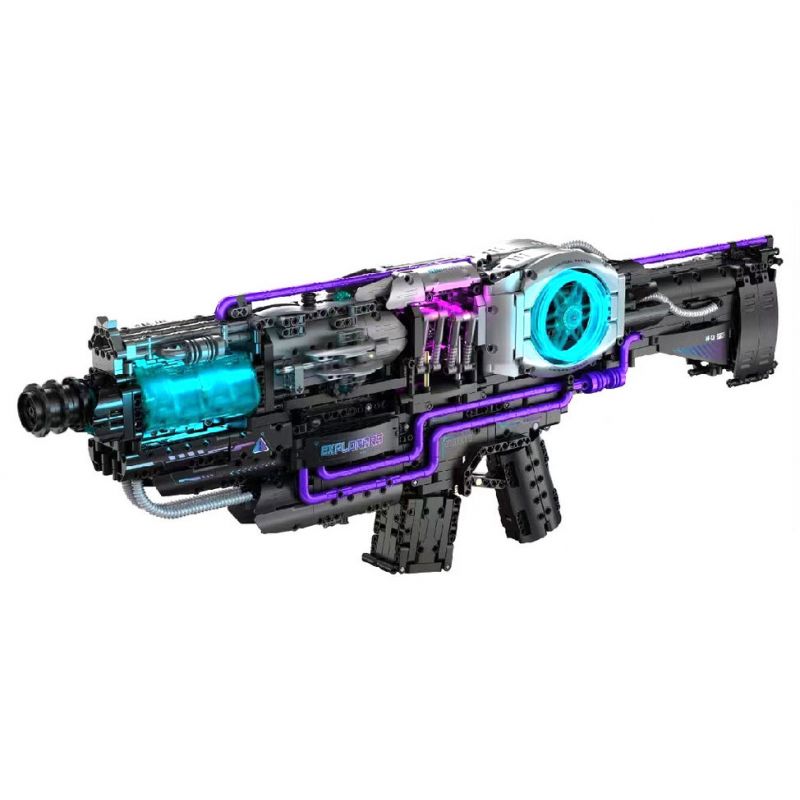 IM.MASTER QIHUI 7813 SÚNG KHÔNG GIAN DẠNG KÉP bộ đồ chơi xếp lắp ráp ghép mô hình Technic Kỹ Thuật Công Nghệ Cao Mô Hình Phương Tiện 3037 khối