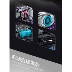 IM.MASTER QIHUI 7813 SÚNG KHÔNG GIAN DẠNG KÉP bộ đồ chơi xếp lắp ráp ghép mô hình Technic Kỹ Thuật Công Nghệ Cao Mô Hình Phương Tiện 3037 khối