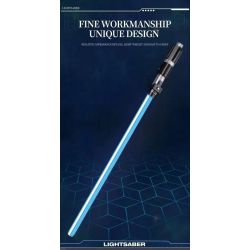 REOBRIX 99010 THANH KIẾM ÁNH SÁNG MÀU XANH bộ đồ chơi xếp lắp ráp ghép mô hình Star Wars LIGHTSABER Chiến Tranh Giữa Các Vì Sao 629 khối